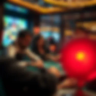 Intense High-Stakes Poker Match High-stakes poker game in an upscale setting