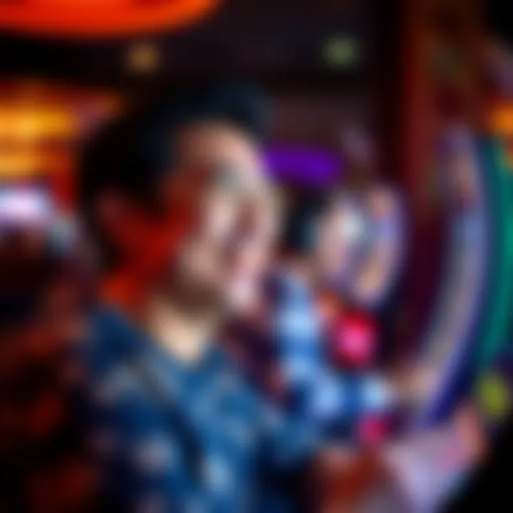 Enjoying the Game A person enjoying free online scratch-off games with a smile