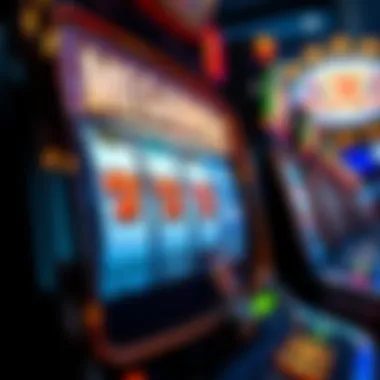 Close-up of a Megabucks slot machine displaying jackpot potential