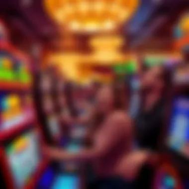 Players engaged in Megabucks gameplay with excitement