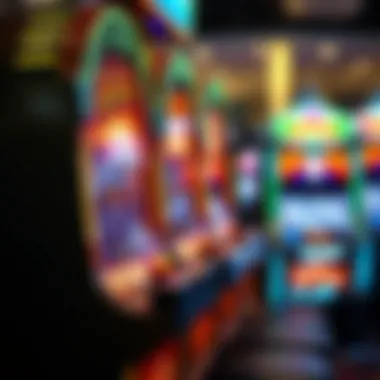 A detailed view of midway slots showcasing unique designs and vibrant themes