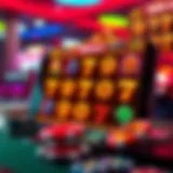 A modern mobile slot interface showcasing vibrant graphics and user engagement