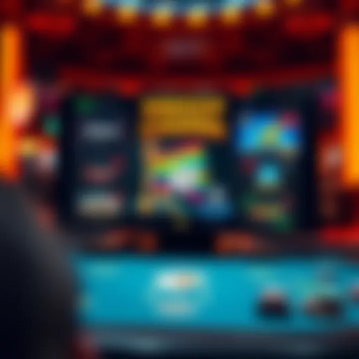 Innovative Digital Landscape of Sweeps Casinos Digital interface showcasing sweeps casino platforms