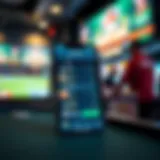 Mobile sports betting platform interface