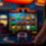 An immersive online poker slot interface showcasing vibrant graphics and engaging gameplay