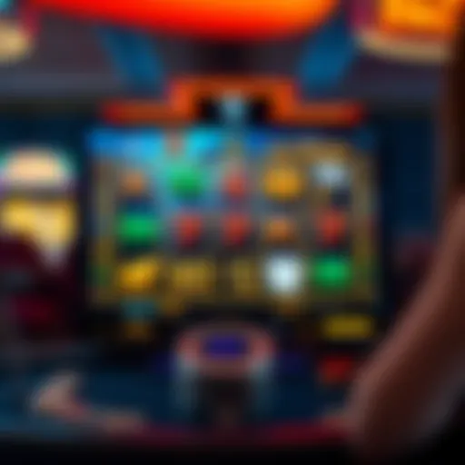 An immersive online poker slot interface showcasing vibrant graphics and engaging gameplay