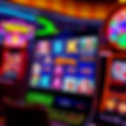 Vibrant online slot machine interface displaying various themes