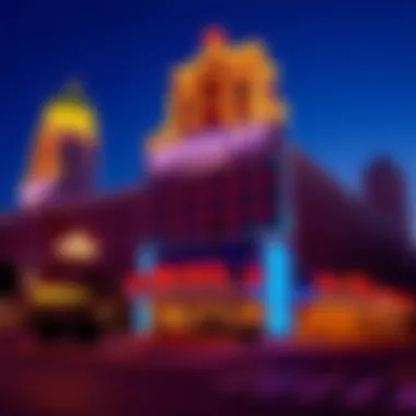 Distinct Architecture of Showboat Casino Hotel Exterior view of Showboat Casino Hotel showcasing its distinct architecture