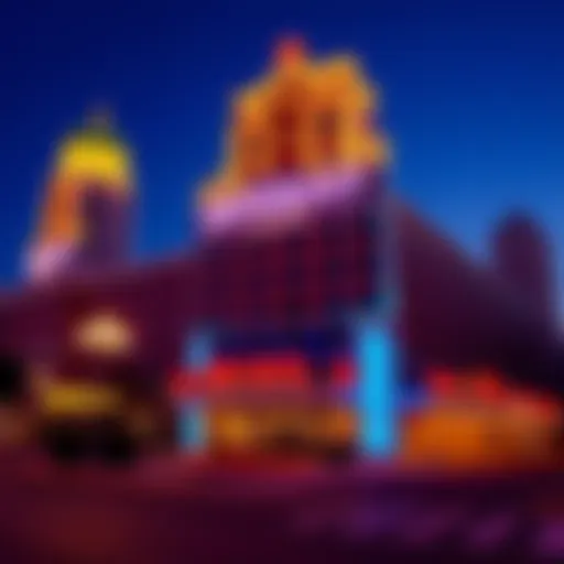 Distinct Architecture of Showboat Casino Hotel Exterior view of Showboat Casino Hotel showcasing its distinct architecture