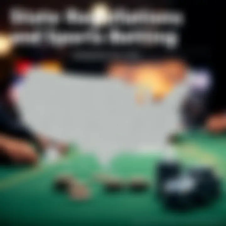 A graphic illustrating state-by-state sports betting regulations in the U.S.