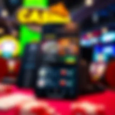 User-Friendly Casino App Interface User interface of a popular casino app showcasing features