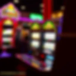 Vibrant slot machine display at DoubleDown Casino