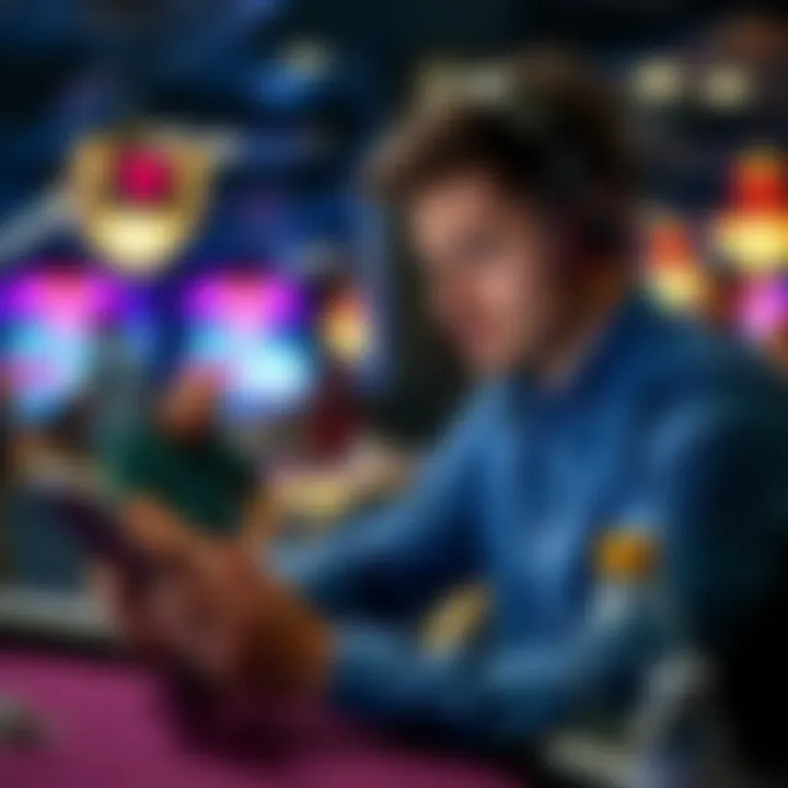 In-Depth User Review of Financial Apps User reviewing features of a financial application