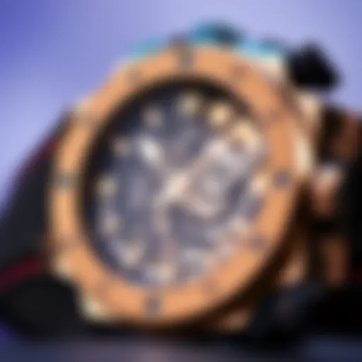 Elegant Design of the Hublot WPT Watch Elegant design of the Hublot WPT watch showcasing its intricate craftsmanship