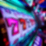 Close-up view of the diamond heist slot machine reels adorned with sparkling gems