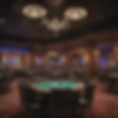 Vibrant poker venue in Arizona during gameplay