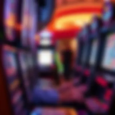 Artistic representation of a player engaged in gameplay