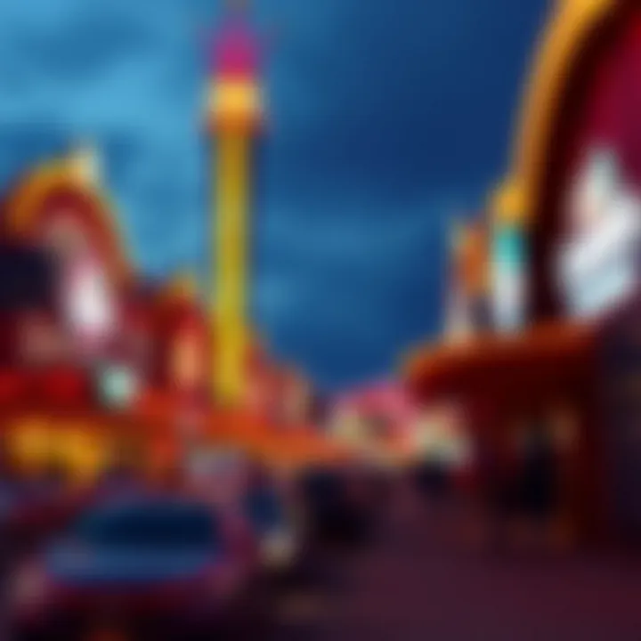 Evening Atmosphere Exterior view of one of the major Indian casinos in Connecticut during a bustling evening.