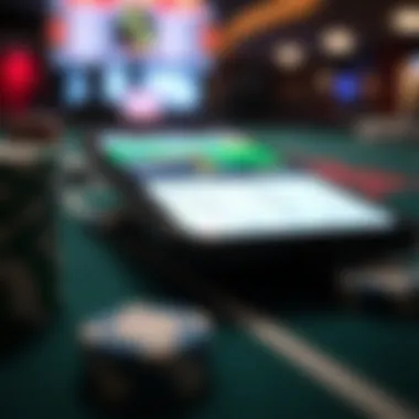 Close-up of a sports betting app on a smartphone