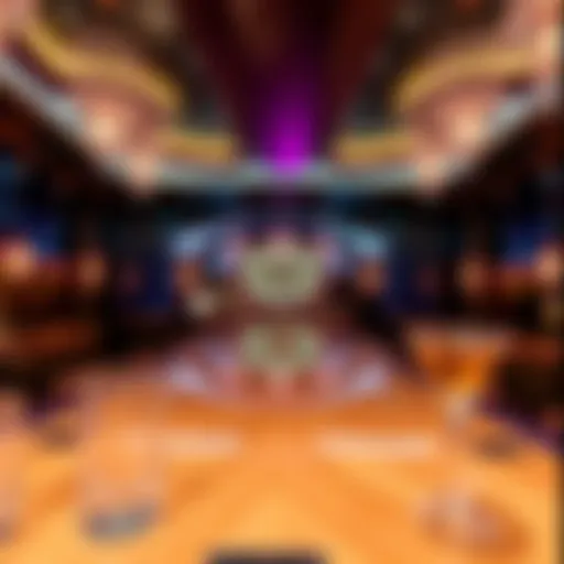 Sophisticated ambiance of the MGM Casino Bar