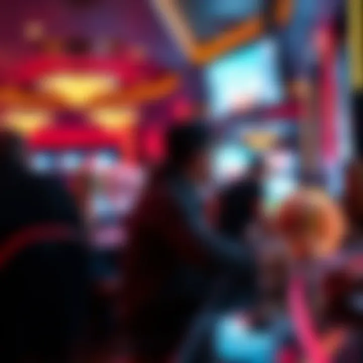 Social interactions among patrons at the MGM Casino Bar