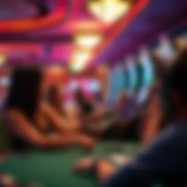 Visitors enjoying the entertainment options available at the casino