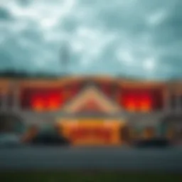 Exterior view of the new casino in Greensburg