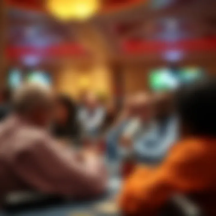 Community Engagement and Dialogue Local community gathering to discuss the casino's impact