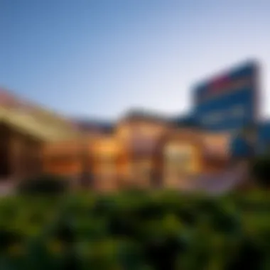 Architectural Marvel of Lake Charles Casino Exterior view of the new Lake Charles casino showcasing modern architecture