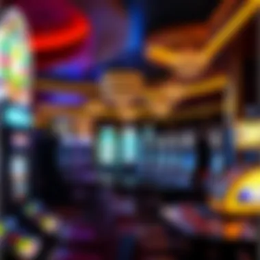 Exciting Gaming Floor Experience Vibrant gaming floor with a variety of slot machines and table games