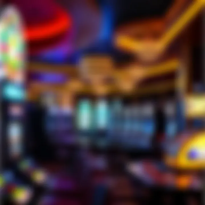Exciting Gaming Floor Experience Vibrant gaming floor with a variety of slot machines and table games
