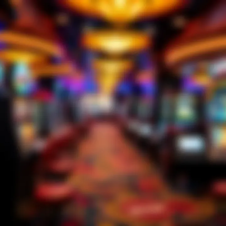 Diverse Gaming Experience A vibrant gaming floor filled with diverse gaming options and excitement