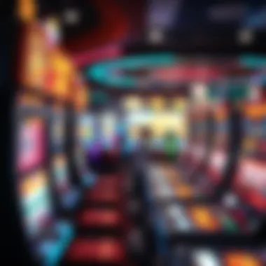 The Thrill of Big Fish Casino Games Vibrant casino gaming environment showcasing a variety of slot machines