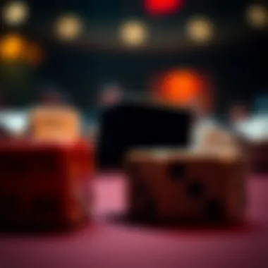 Tactical Dice Gameplay Strategic gameplay with dice highlighted in focus