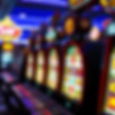 Digital Interface of Slot Machines Close-up of a digital slot machine interface