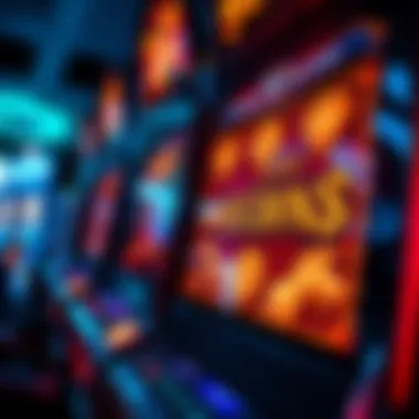 Interface of the Wild Americoins Slot Machine Detailed view of Wild Americoins slot machine interface
