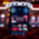 Showcase of Wind Creek Casino app interface
