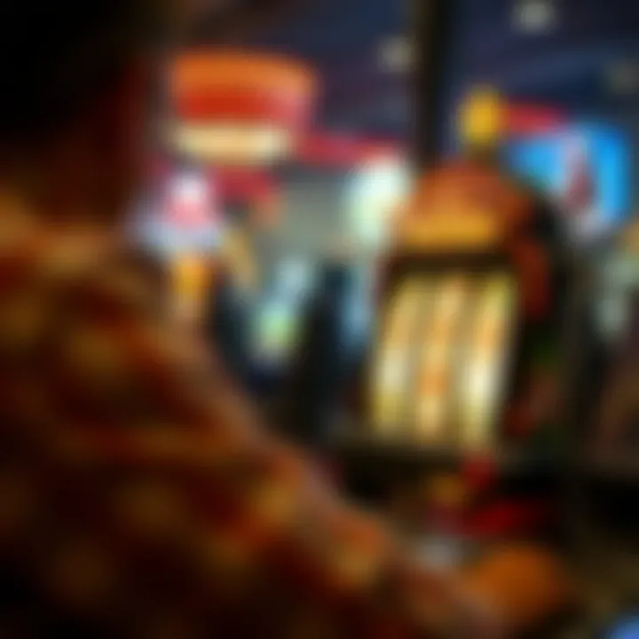 Conceptual illustration of player strategies in slot gaming