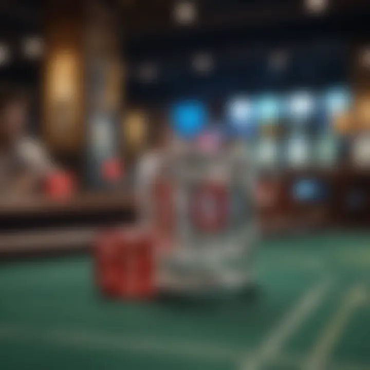 Online platform interface for baccarat