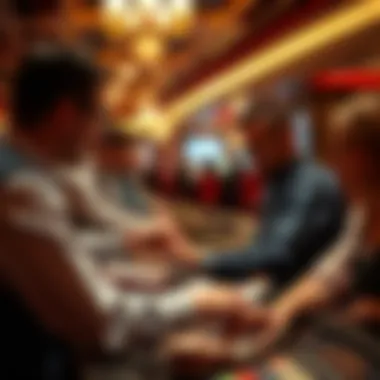 Exceptional Customer Service in Casinos Casino staff assisting players with inquiries