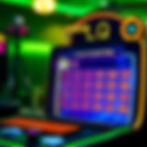 Interactive Trivia Game with Cash Rewards Engaging trivia game interface with cash prizes displayed