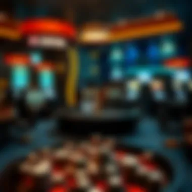 Diversity of Games in Online Casinos An array of casino games highlighting diversity and choice.