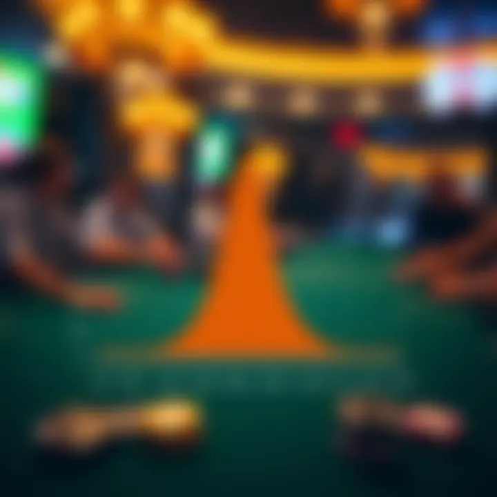 Graph depicting factors influencing betting odds