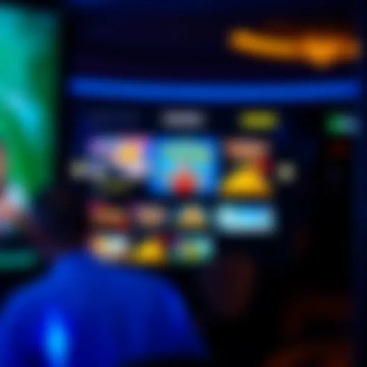 Engaging User Interface of FanDuel Casino User interface of the FanDuel Casino featuring popular games