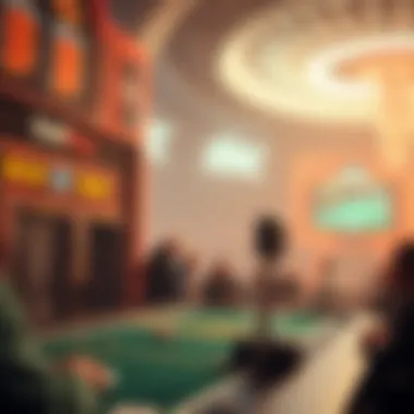 The Future Landscape of Sports Betting A futuristic depiction of the evolution of sports betting