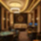 Interior view showcasing the luxurious design of Galleria Casino