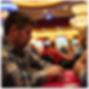 Gaming enthusiast enjoying a card game