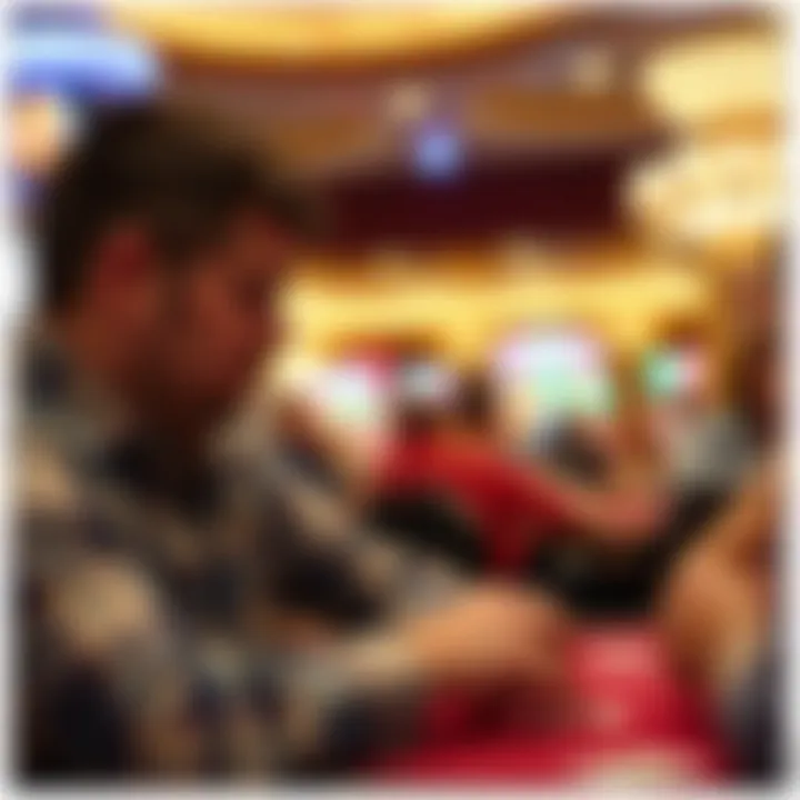 Gaming enthusiast enjoying a card game