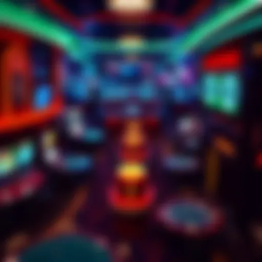 Aerial view of Golden Gate Sportsbook showcasing its vibrant atmosphere