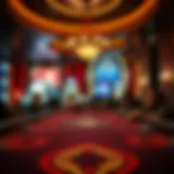 The Allure of High Stakes Gaming A luxurious gaming table with high stakes